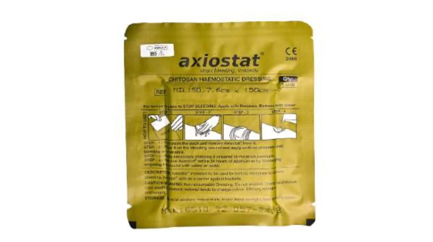 AXIOSTAT — Chitosan Haemostatic Dressing